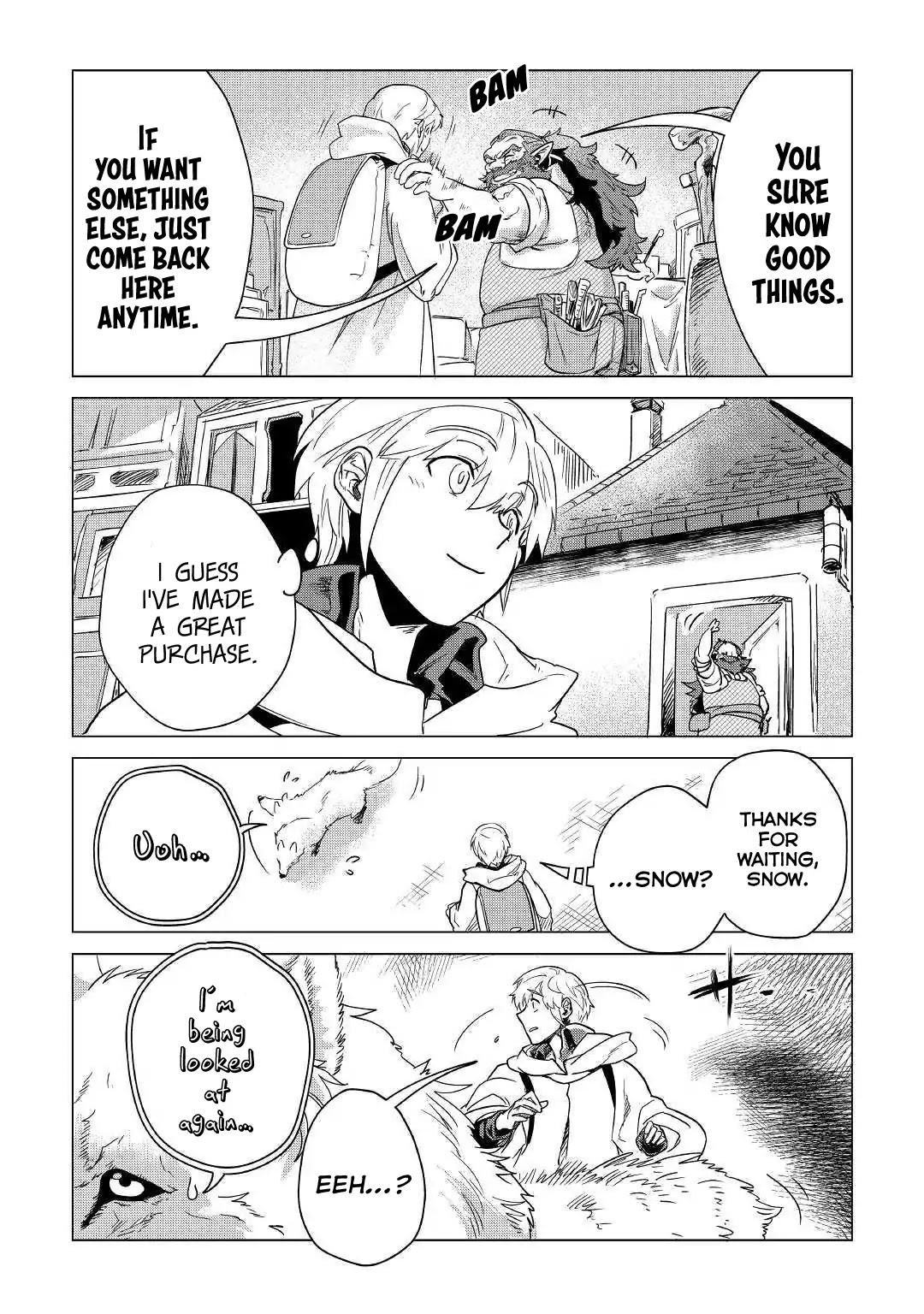 Mofumofu to Isekai Slow Life o Mezashimasu! Chapter 6 page 46 - Chapter 6: The Fluff, the Beastman and...