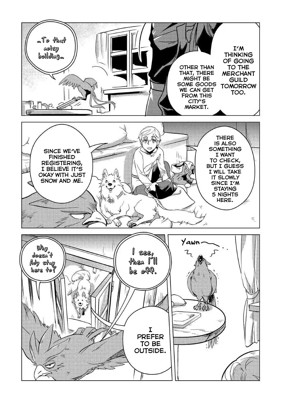 Mofumofu to Isekai Slow Life o Mezashimasu! Chapter 6 page 5 - Chapter 6: The Fluff, the Beastman and...