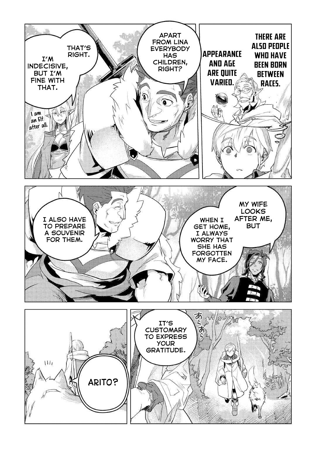 Mofumofu to Isekai Slow Life o Mezashimasu! Chapter 9 page 42 - Chapter 9: Arito's Letter