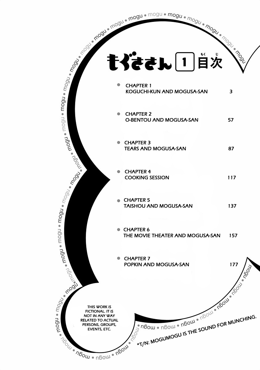 Mogusa-san Chapter 1 page 5 - Chapter 1 : Koguchi-kun and Mogusa-san