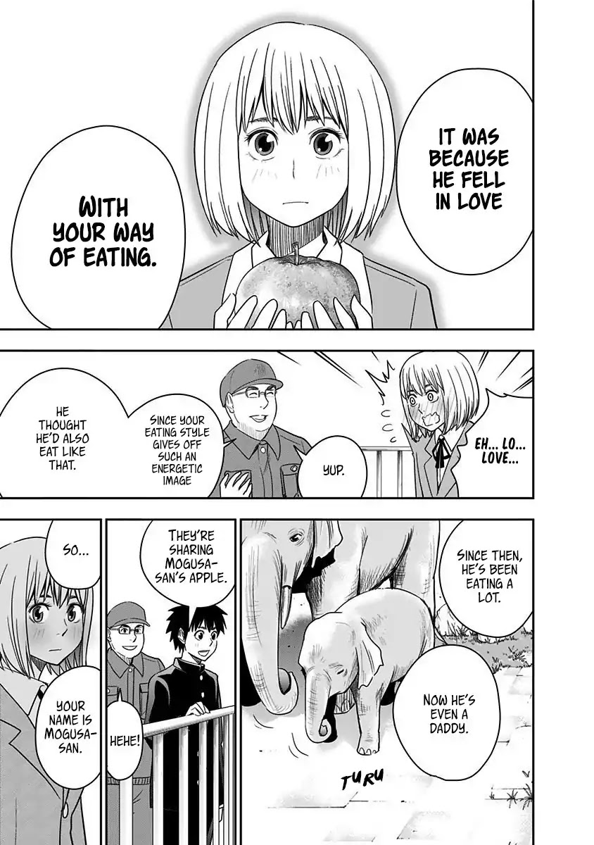 Mogusa-san Chapter 17 page 15 - Chapter 17: Hanao the Elephant and Mogusa-san