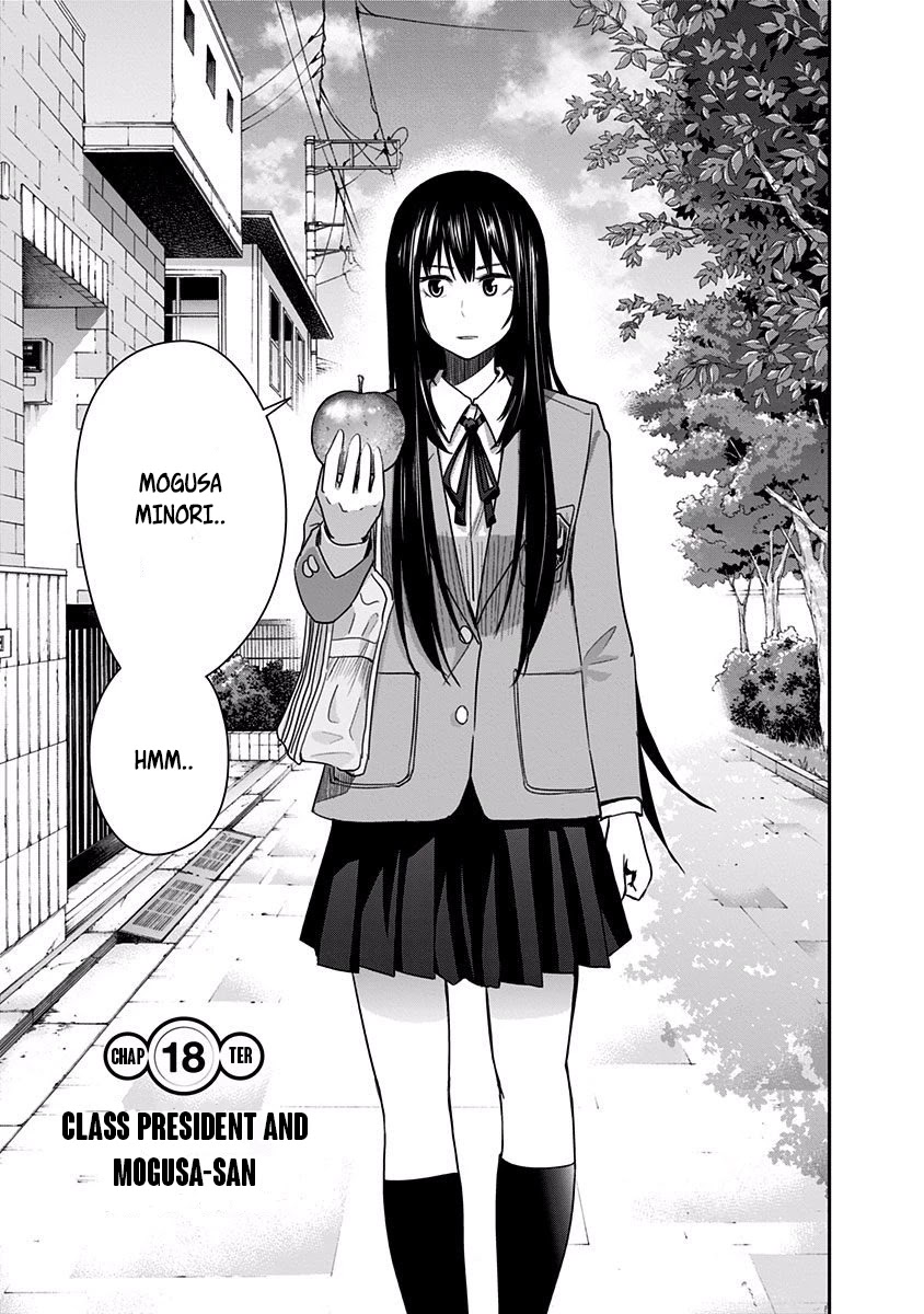 Mogusa-san Chapter 18 page 3 - Chapter 18: Class President and Mogusa-san