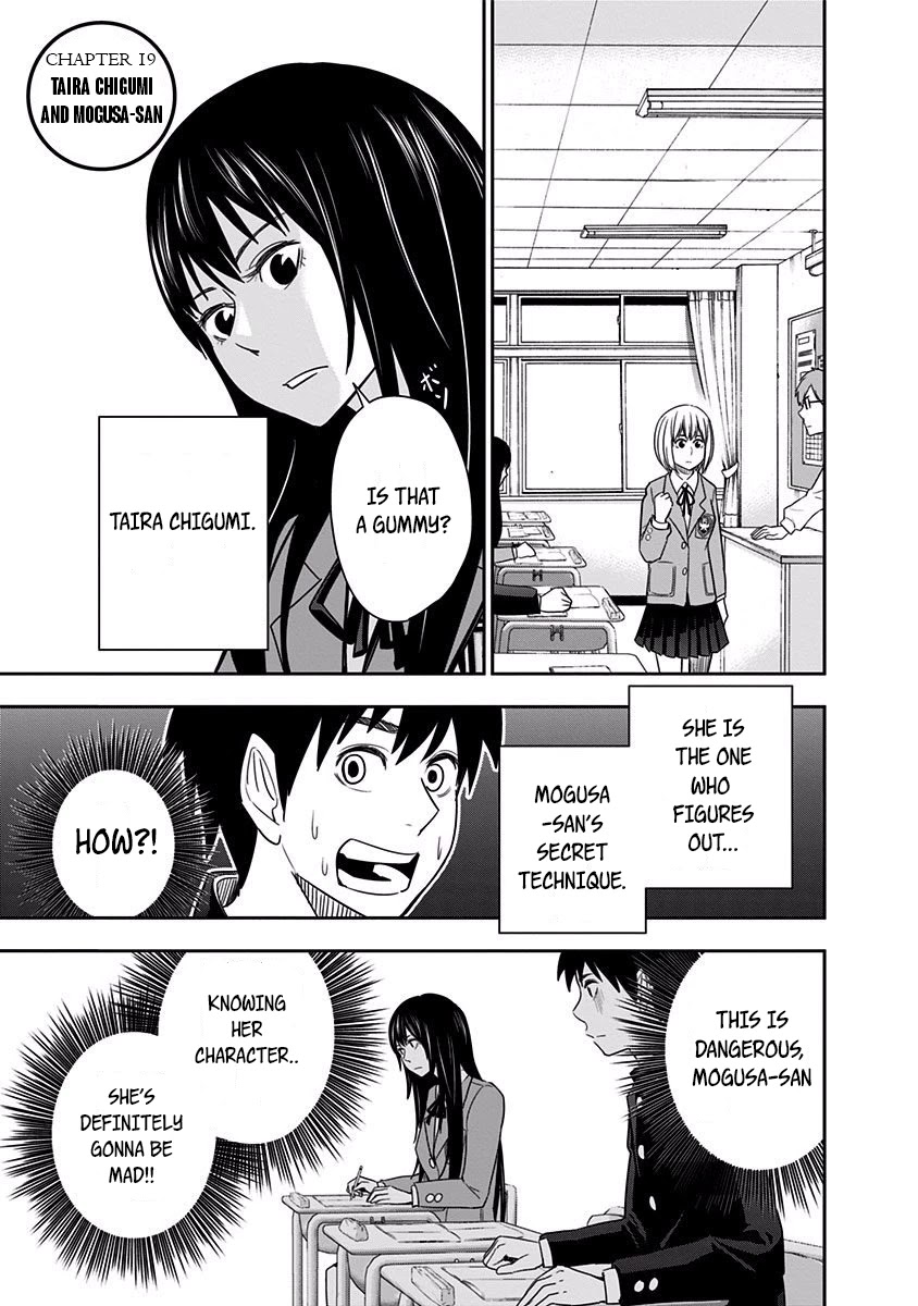 Mogusa-san Chapter 19 page 1 - Chapter 19: Taira Chigumi and Mogusa-san
