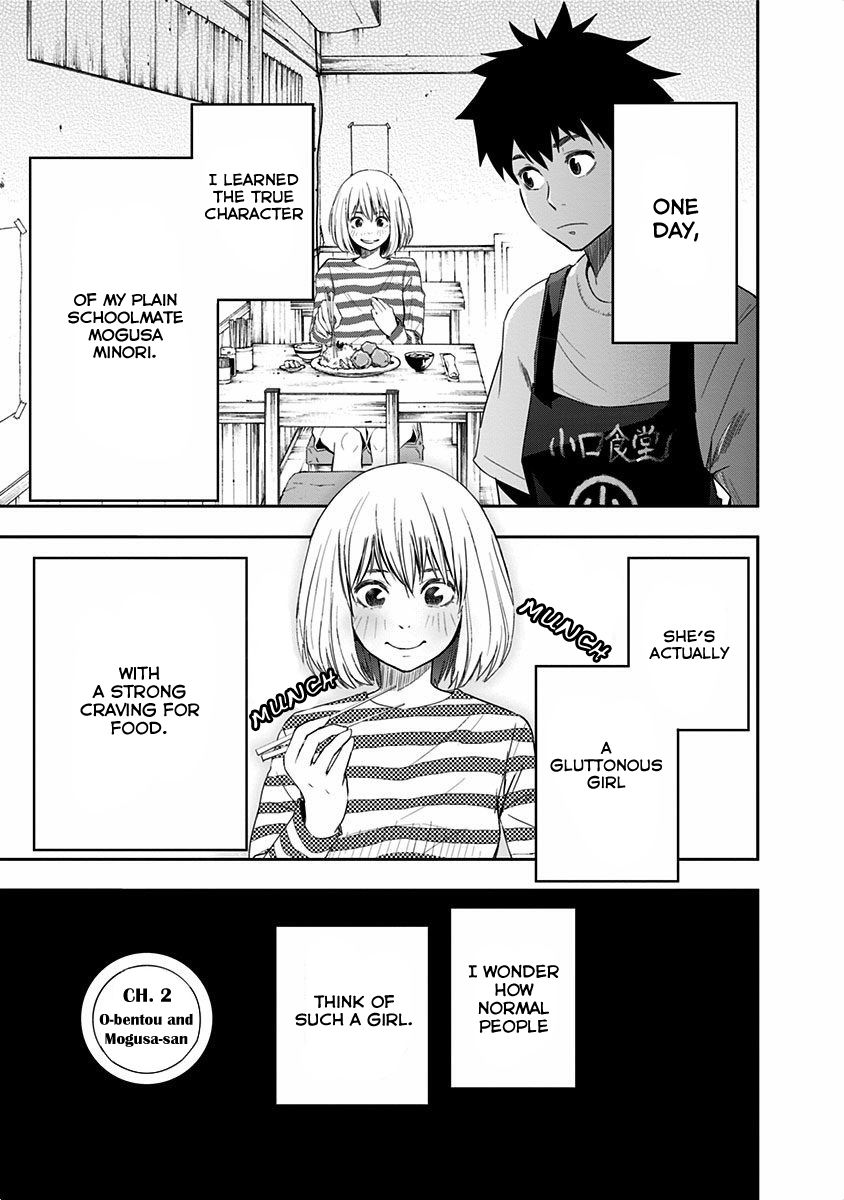Mogusa-san Chapter 2 page 2 - Chapter 2 : O-bentou and Mogusa-san