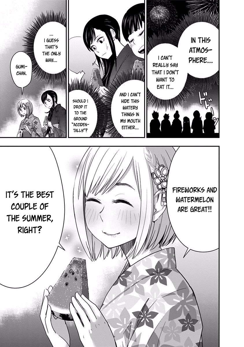 Mogusa-san Chapter 26 page 13 - Chapter 26: Watermelon, Fireworks, and Mogusa-san