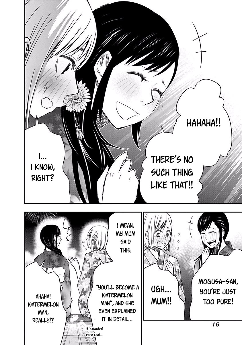 Mogusa-san Chapter 26 page 16 - Chapter 26: Watermelon, Fireworks, and Mogusa-san