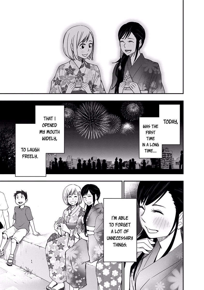 Mogusa-san Chapter 26 page 17 - Chapter 26: Watermelon, Fireworks, and Mogusa-san