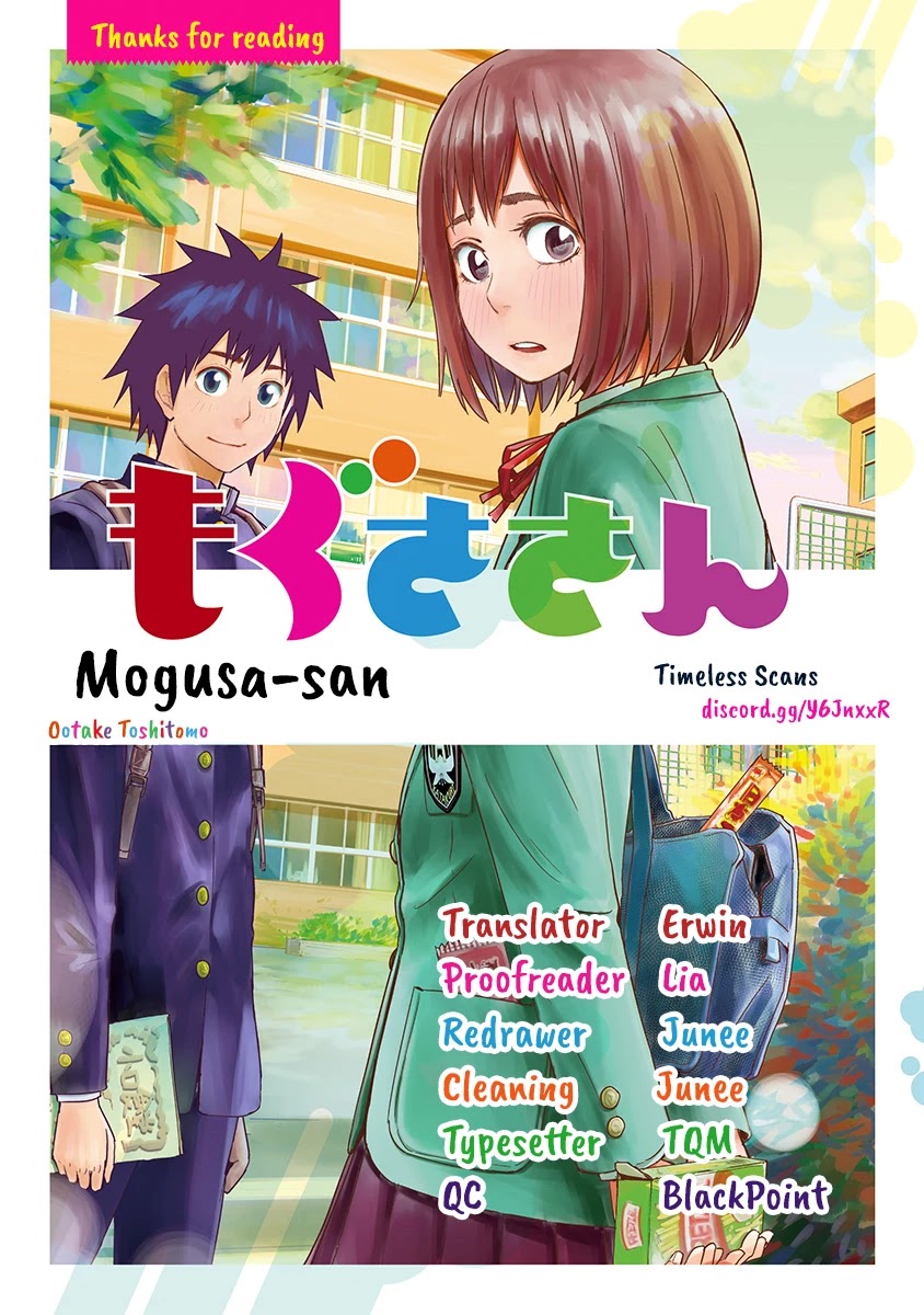 Mogusa-san Chapter 28 page 1 - Chapter 28