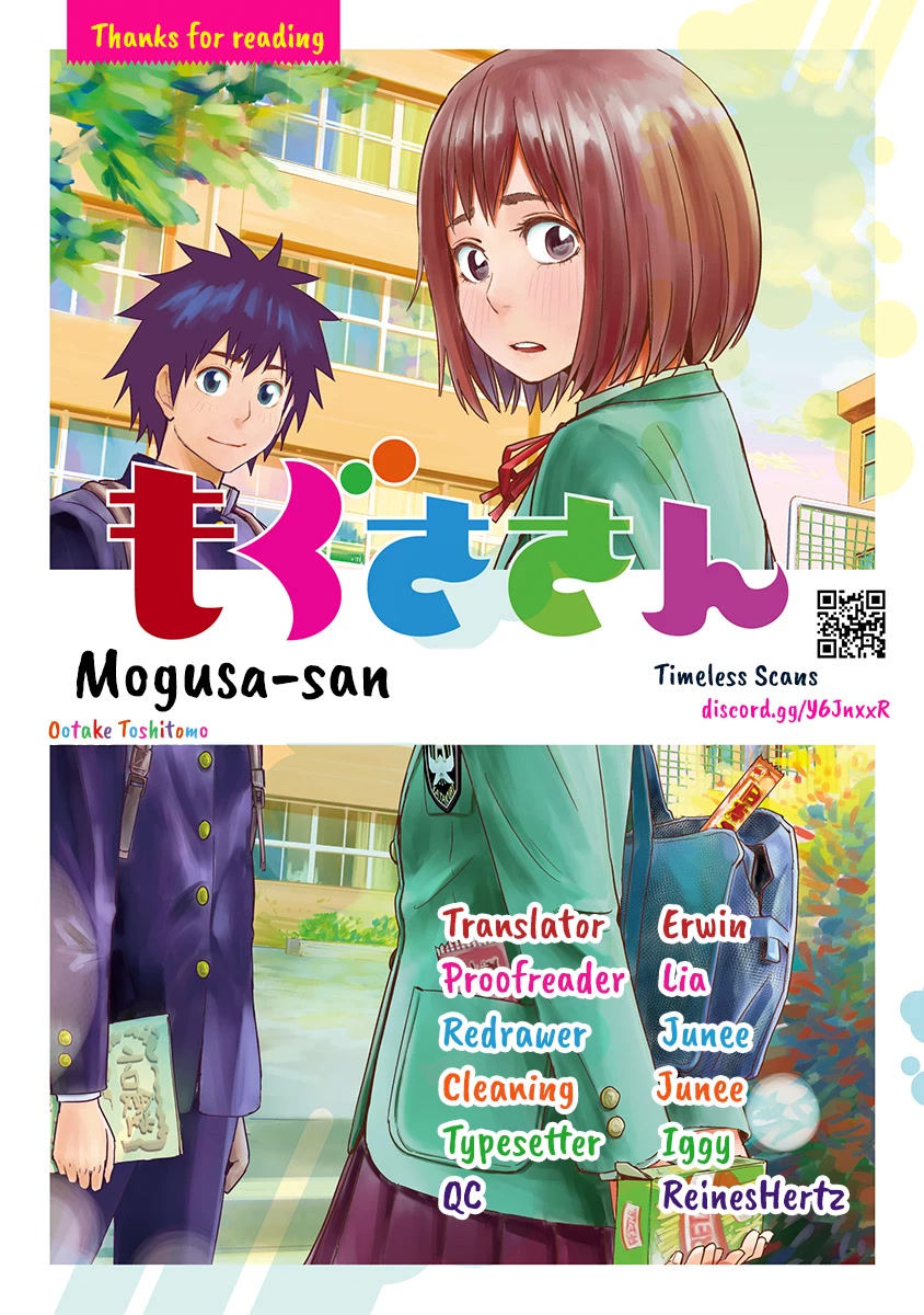Mogusa-san Chapter 49 page 1 - Chapter 49