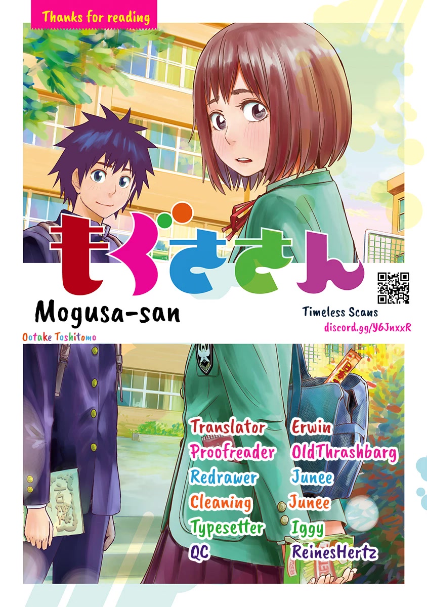Mogusa-san Chapter 58 page 1 - Chapter 58
