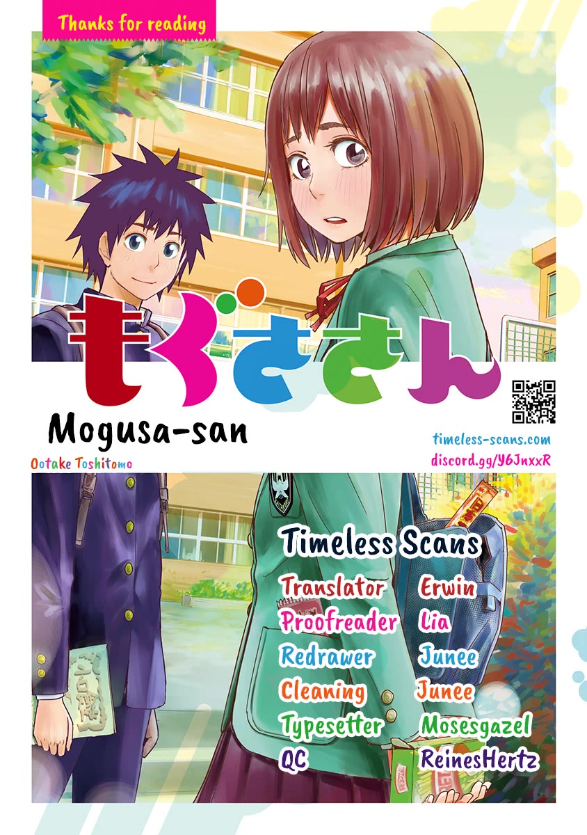 Mogusa-san Chapter 88 page 1 - Chapter 88 [END]