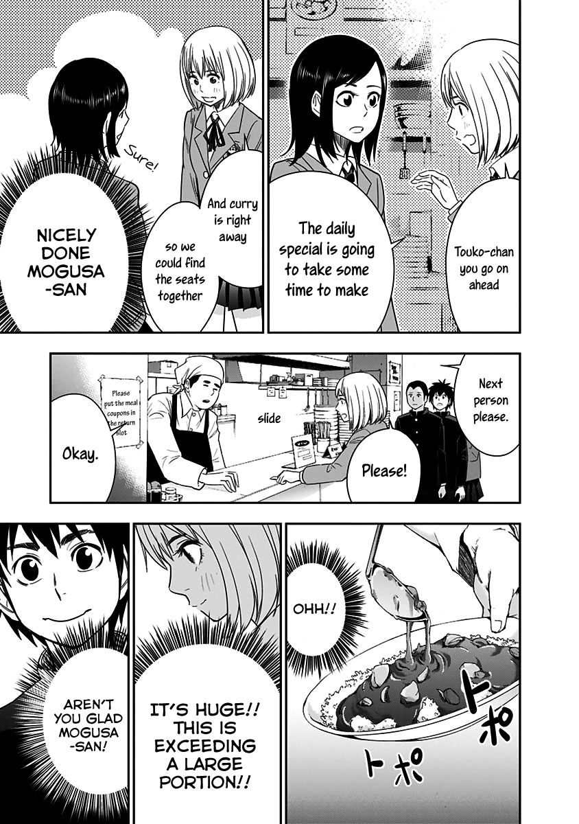 Mogusa-san Chapter 9 page 12 - Chapter 9 : School Cafeteria and Mogusa-san