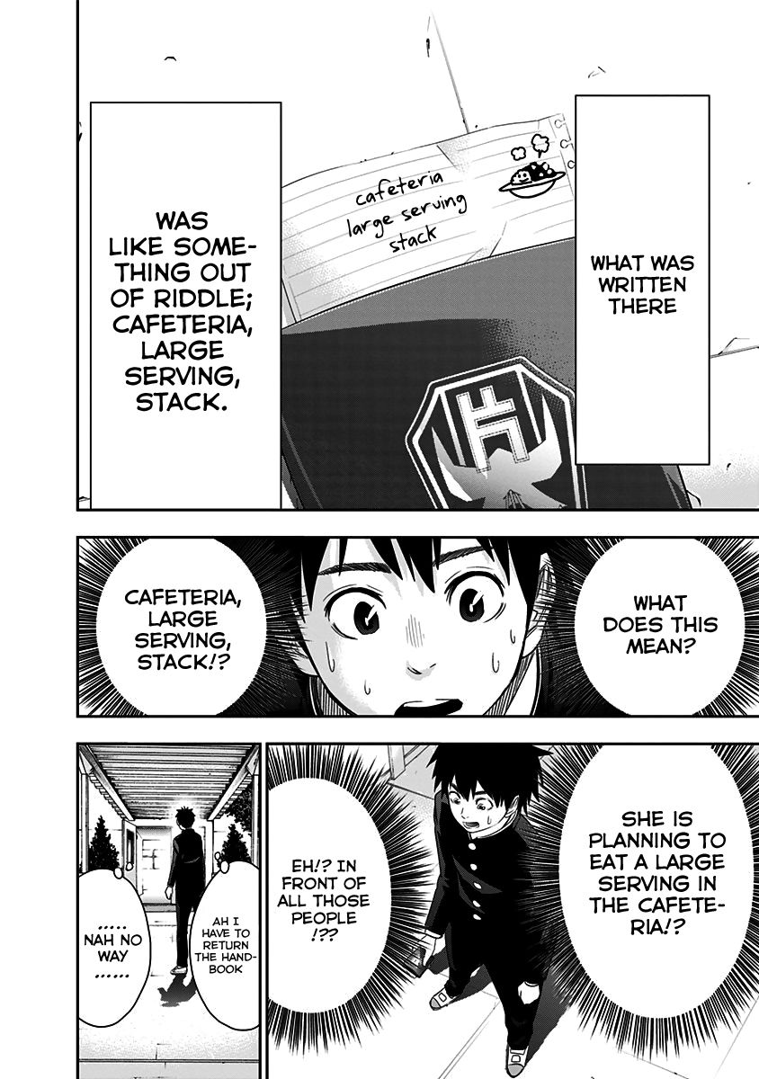 Mogusa-san Chapter 9 page 3 - Chapter 9 : School Cafeteria and Mogusa-san
