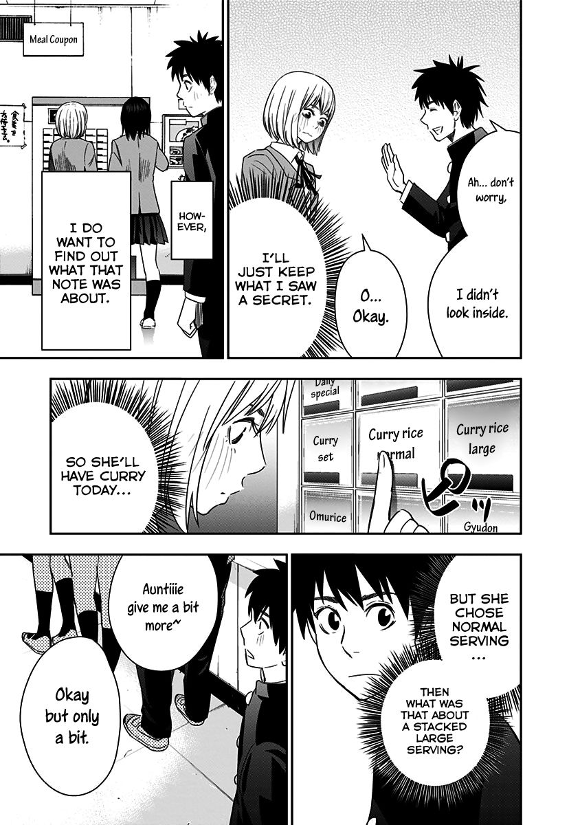 Mogusa-san Chapter 9 page 8 - Chapter 9 : School Cafeteria and Mogusa-san