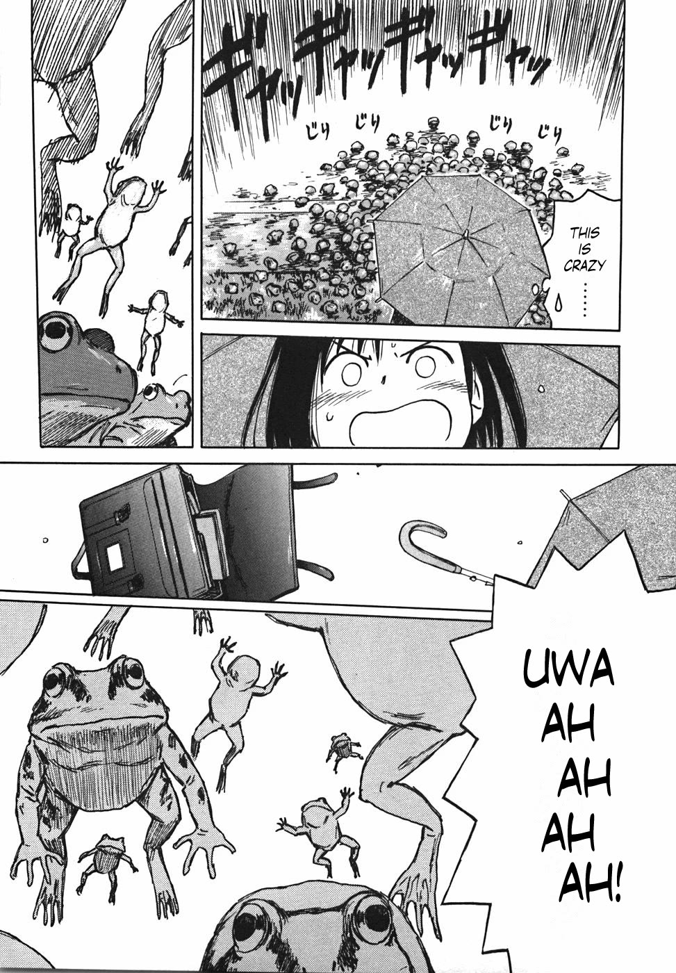 Mokke Chapter 20 page 27 - Chapter 20: Mitsuashi Gaeru (Three-legged frog)