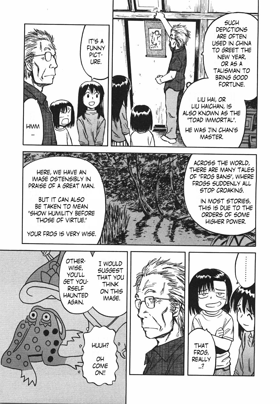 Mokke Chapter 20 page 31 - Chapter 20: Mitsuashi Gaeru (Three-legged frog)