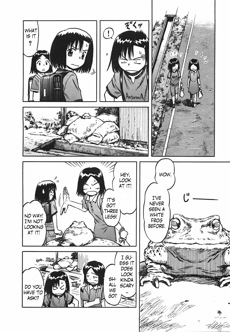 Mokke Chapter 20 page 8 - Chapter 20: Mitsuashi Gaeru (Three-legged frog)