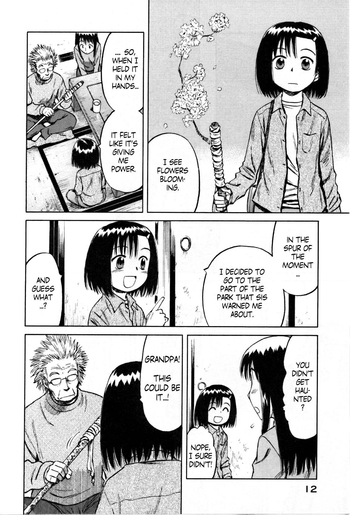 Mokke Chapter 25 page 15 - Chapter 25: Tsue Sakura (Cherry blossom staff)