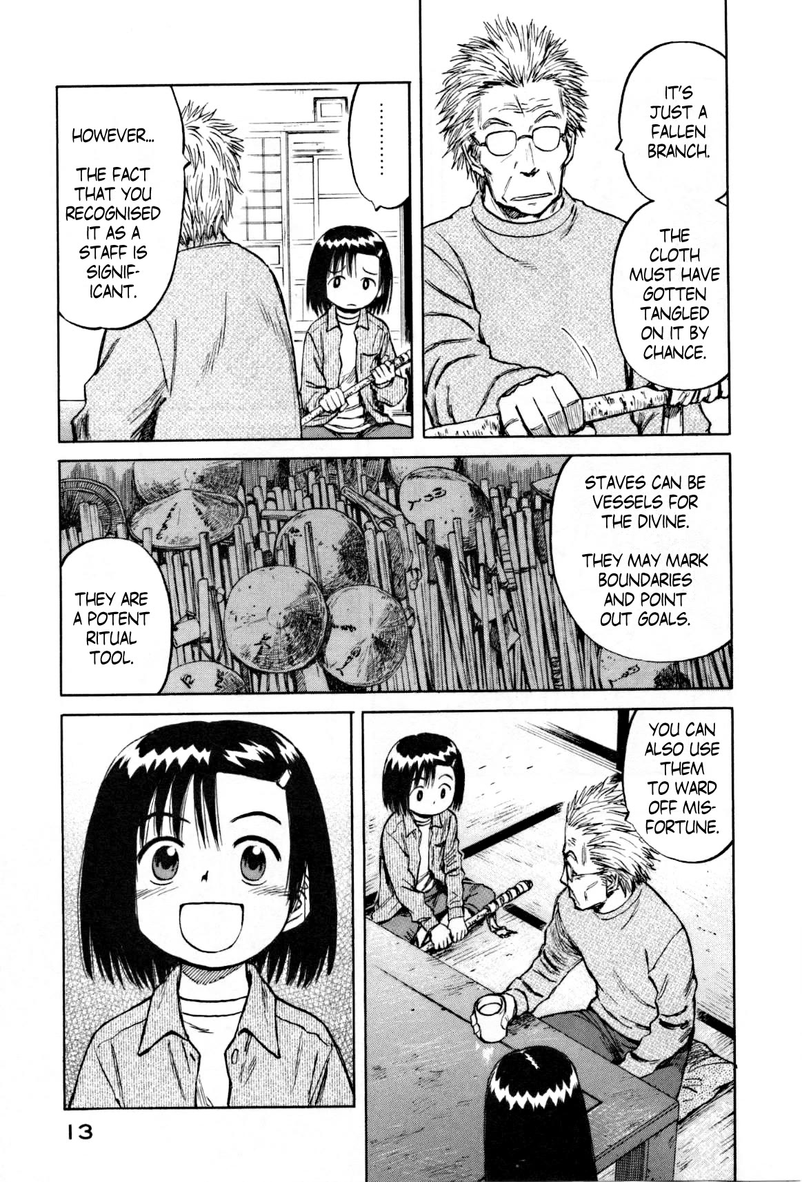 Mokke Chapter 25 page 16 - Chapter 25: Tsue Sakura (Cherry blossom staff)