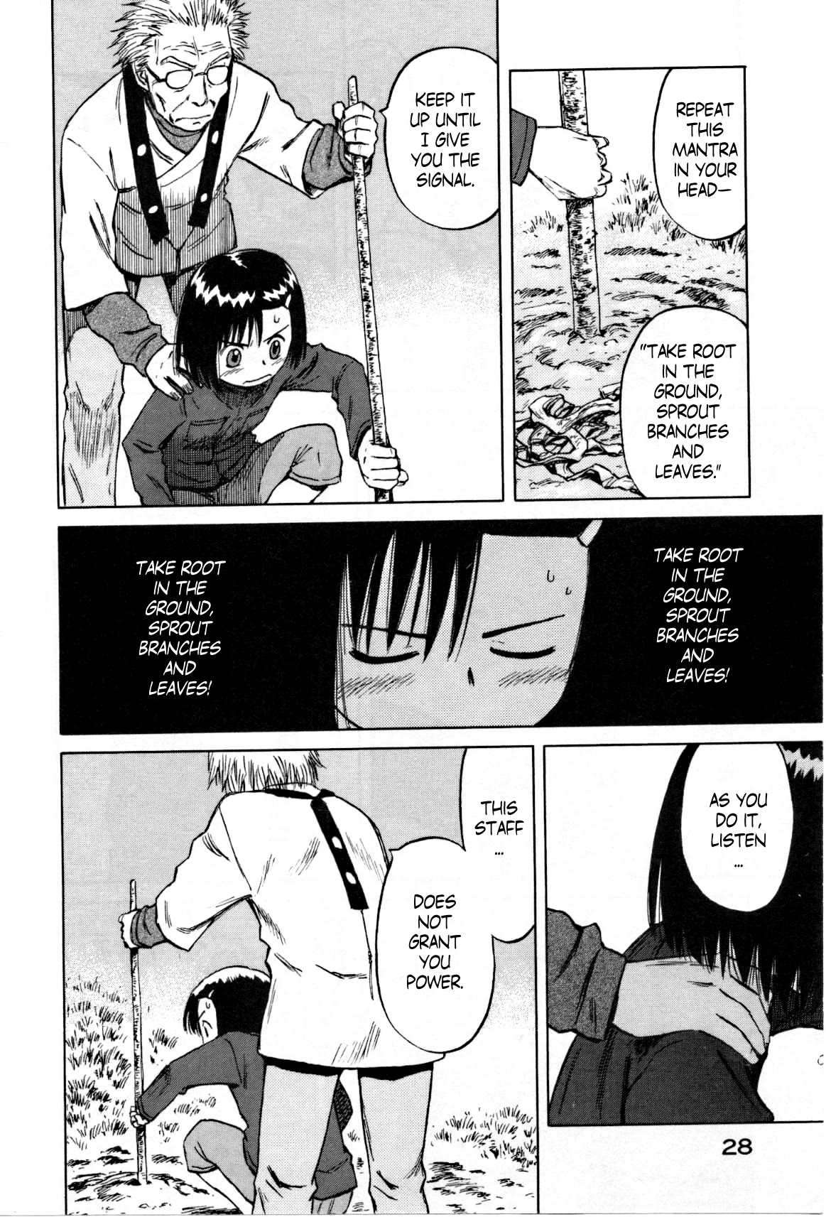 Mokke Chapter 25 page 31 - Chapter 25: Tsue Sakura (Cherry blossom staff)