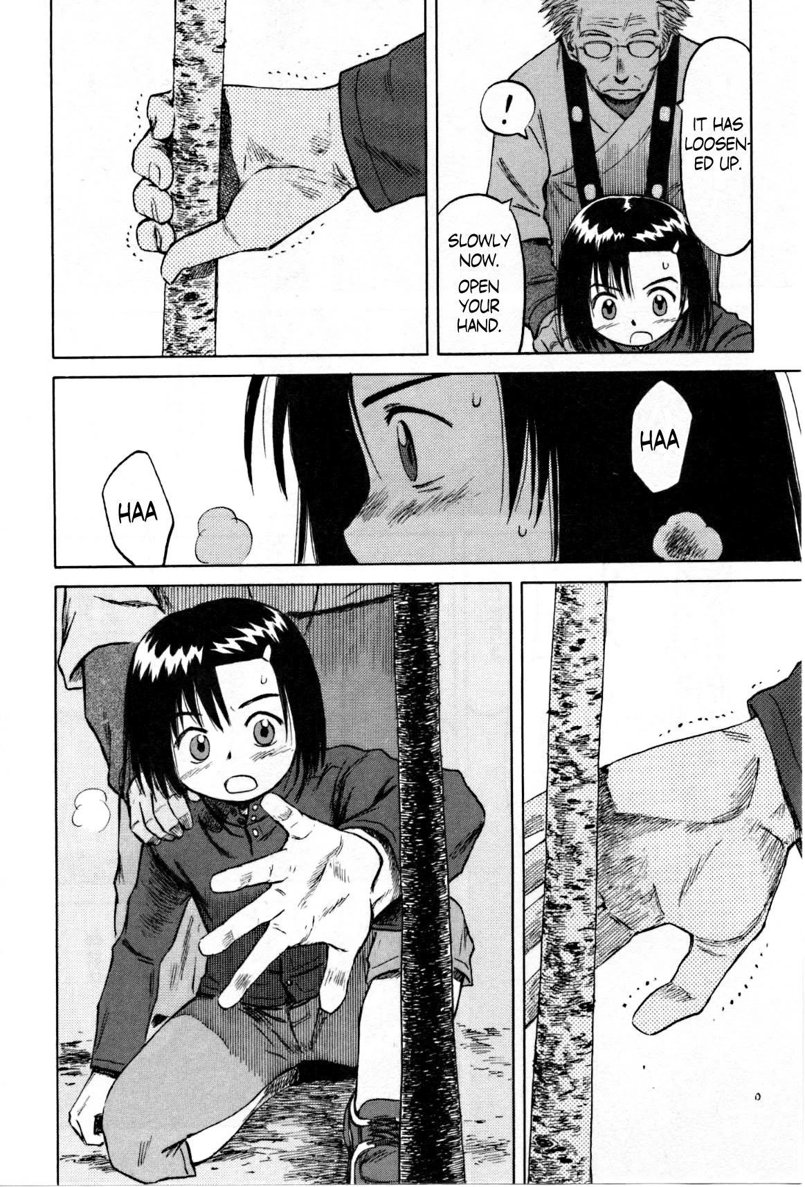 Mokke Chapter 25 page 35 - Chapter 25: Tsue Sakura (Cherry blossom staff)