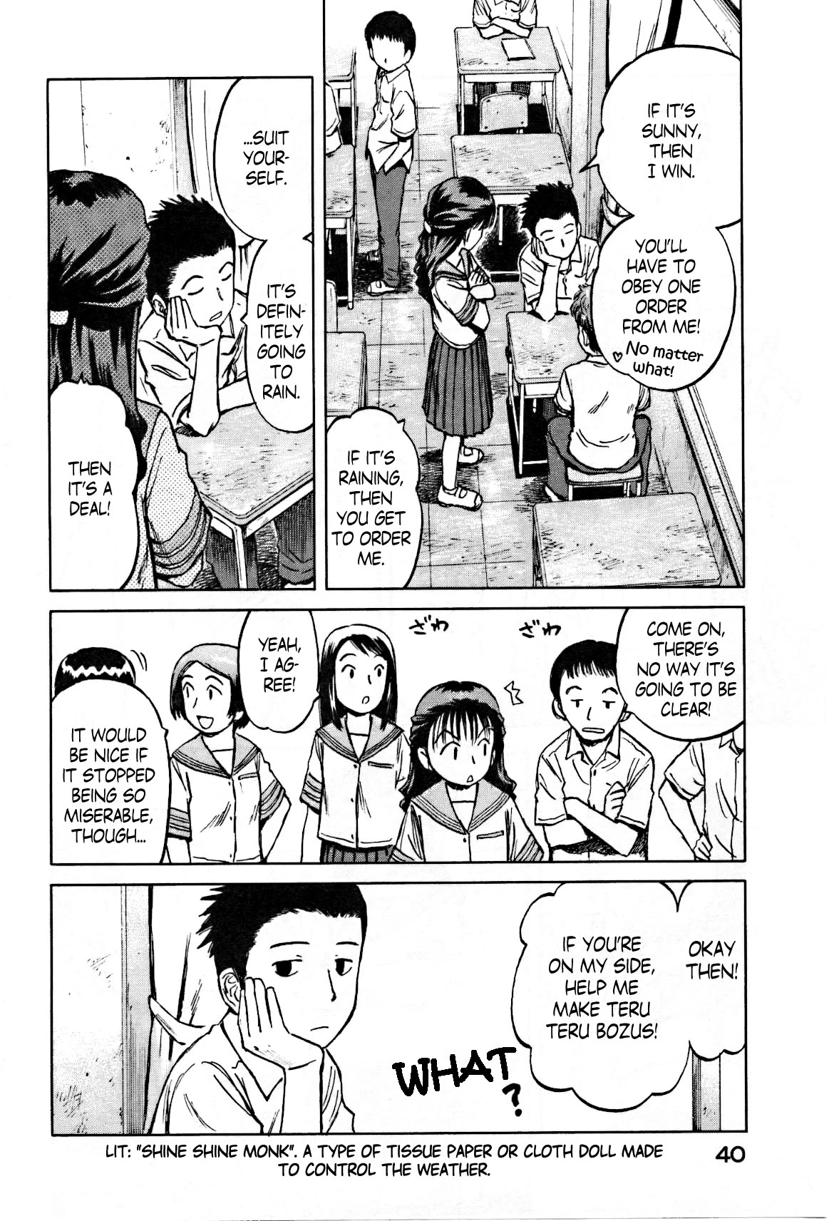 Mokke Chapter 26 page 6 - Chapter 26: Hiyori-Moshi (Prayer for good weather)