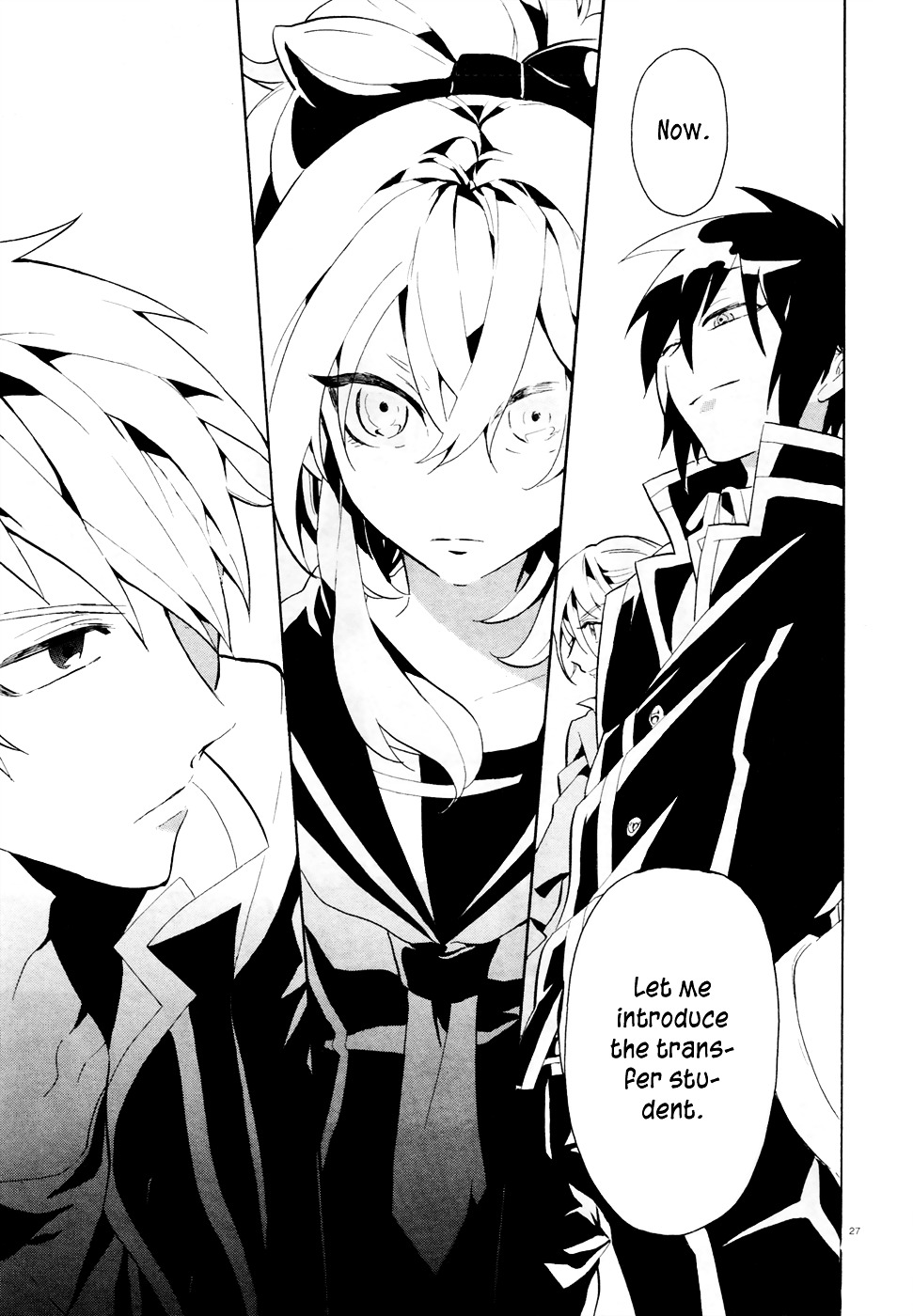 Mokushiroku Alice Chapter 1 page 27 - Chapter 1 : The Transfer Student with a Bad Personality