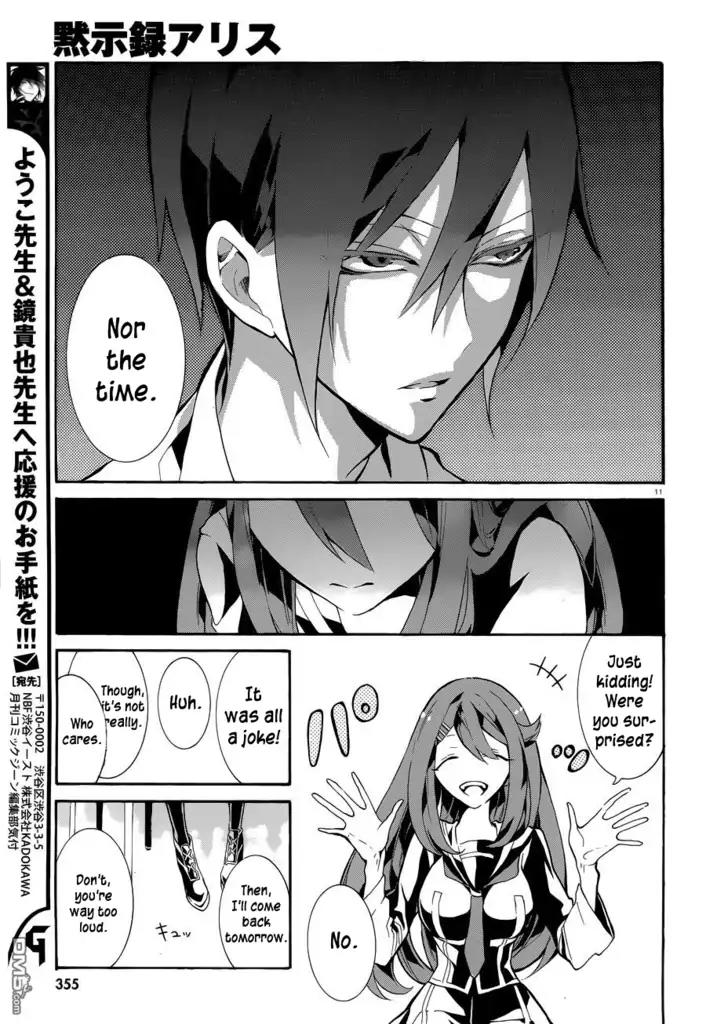 Mokushiroku Alice Chapter 8 page 12 - Chapter 8: The World Afterwards