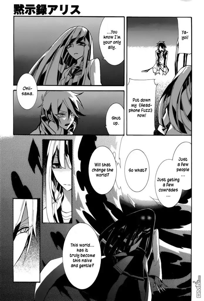 Mokushiroku Alice Chapter 8 page 37 - Chapter 8: The World Afterwards