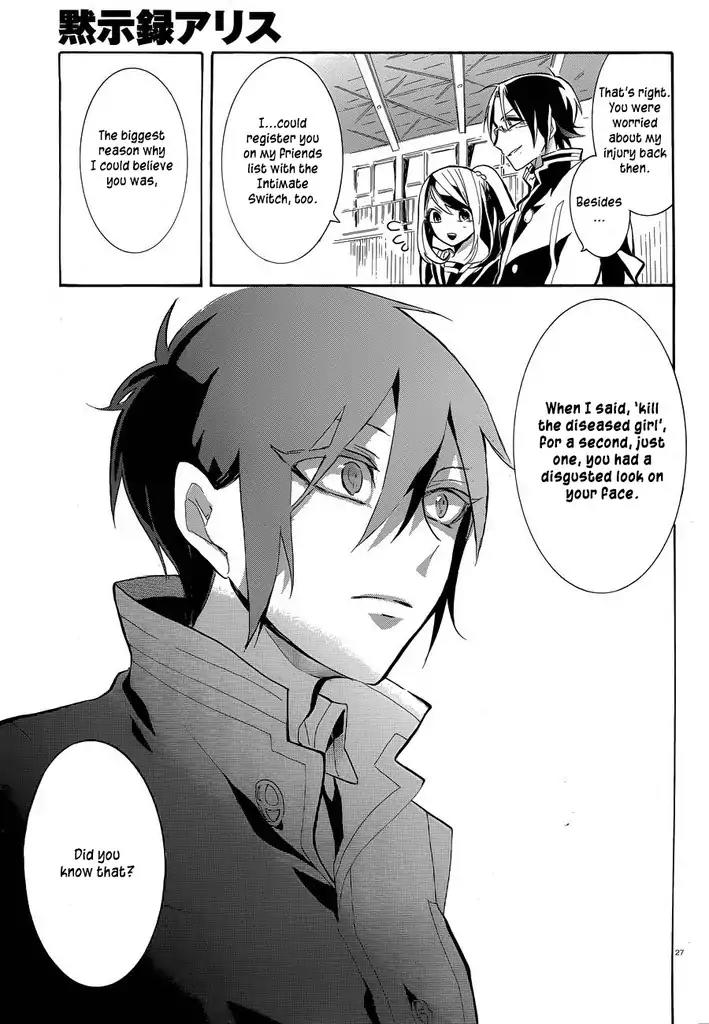 Mokushiroku Alice Chapter 9 page 30 - Chapter 9: The Heart to Trust Comrades and Despair