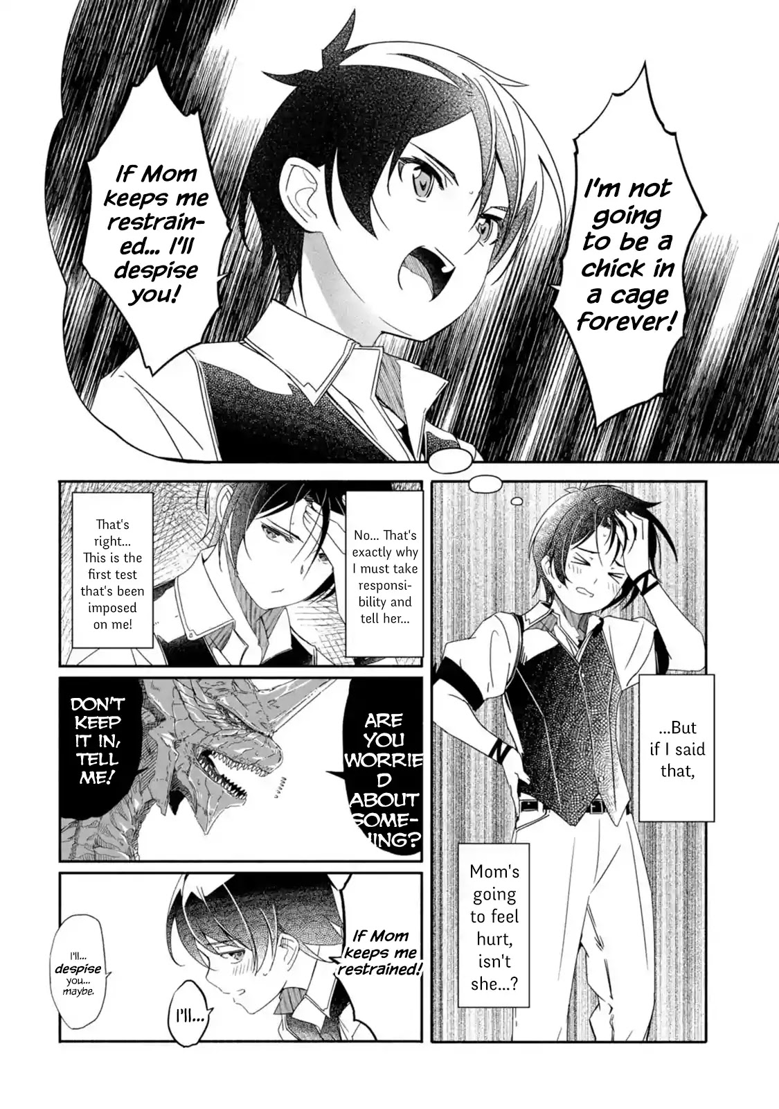 Mom, Please Don't Come Adventuring with Me! ~The Boy Who Was Raised by the Ultimate Overprotective Dragon, Becomes an Adventurer with His Mother~ Chapter 1.1 page 28 - Chapter 1.1 - 1.3: Departure (1)