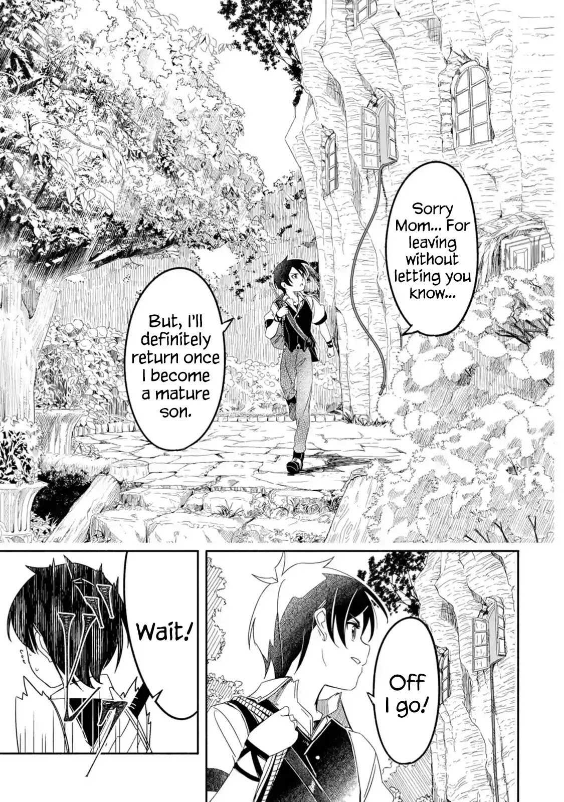 Mom, Please Don't Come Adventuring with Me! ~The Boy Who Was Raised by the Ultimate Overprotective Dragon, Becomes an Adventurer with His Mother~ Chapter 1.1 page 31 - Chapter 1.1 - 1.3: Departure (1)