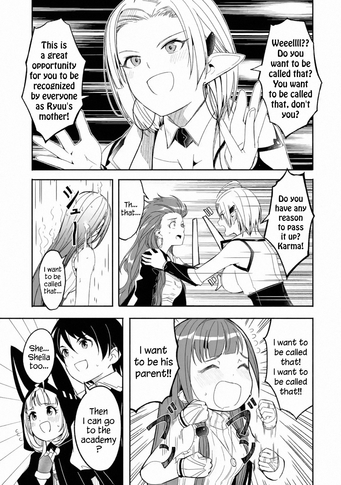 Mom, Please Don't Come Adventuring with Me! ~The Boy Who Was Raised by the Ultimate Overprotective Dragon, Becomes an Adventurer with His Mother~ Chapter 10.1 page 34 - Chapter 10.1 - 10.3: It's Dangerous Outside!