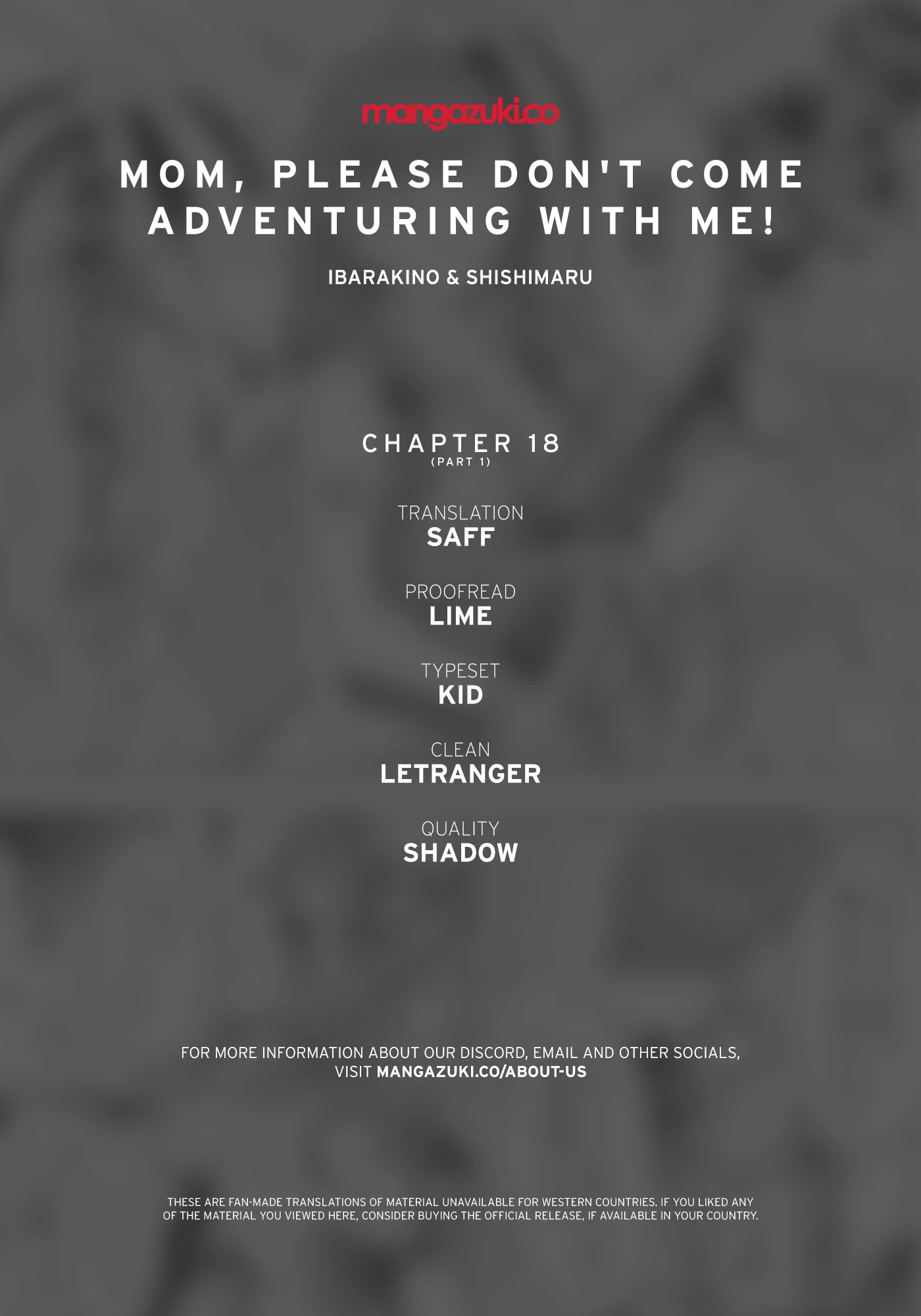 Mom, Please Don't Come Adventuring with Me! ~The Boy Who Was Raised by the Ultimate Overprotective Dragon, Becomes an Adventurer with His Mother~ Chapter 18.1 page 1 - Chapter 18.1 - 18.3