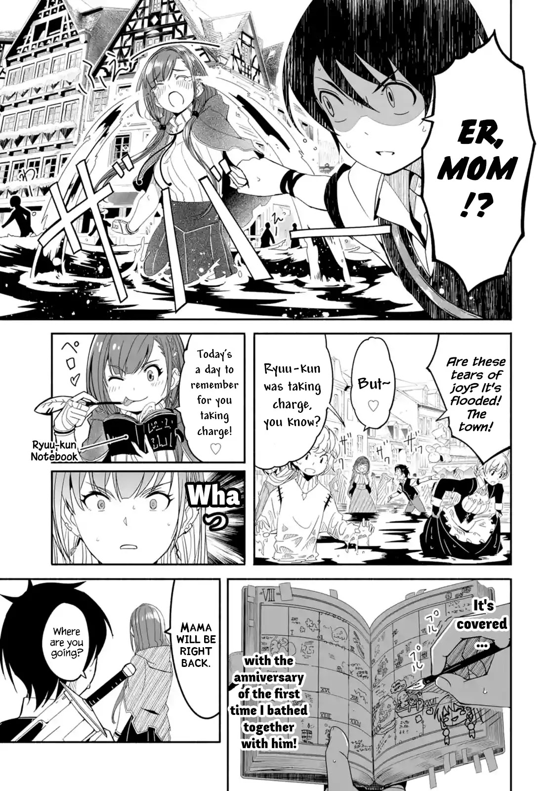Mom, Please Don't Come Adventuring with Me! ~The Boy Who Was Raised by the Ultimate Overprotective Dragon, Becomes an Adventurer with His Mother~ Chapter 2.1 page 8 - Chapter 2.1 - 2.3: The First Quest (1)