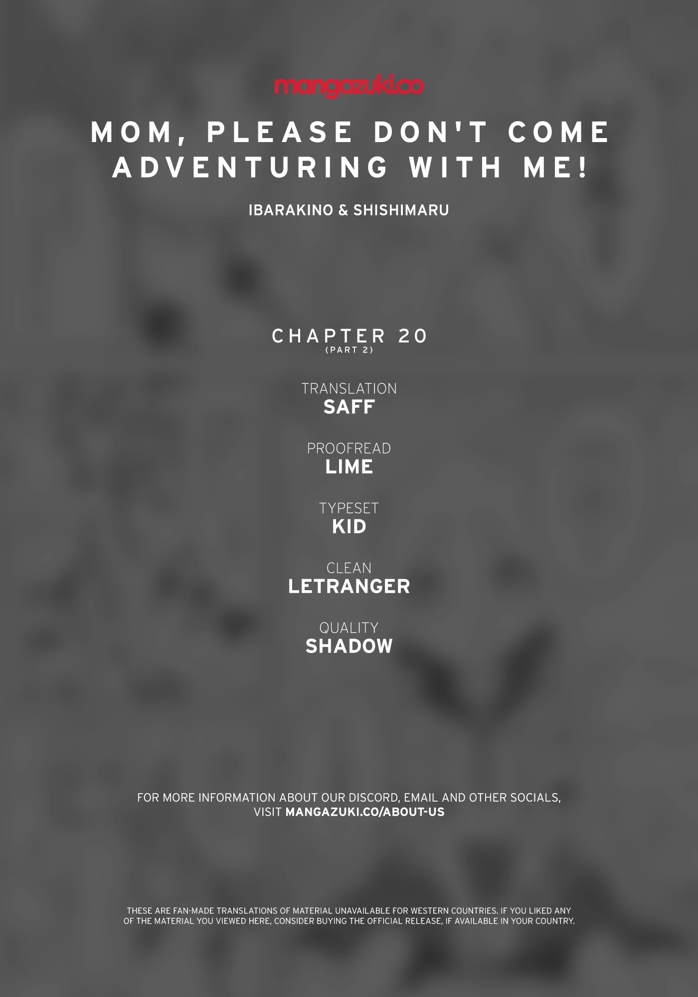 Mom, Please Don't Come Adventuring with Me! ~The Boy Who Was Raised by the Ultimate Overprotective Dragon, Becomes an Adventurer with His Mother~ Chapter 20.1 page 14 - Chapter 20.1 - 20.3