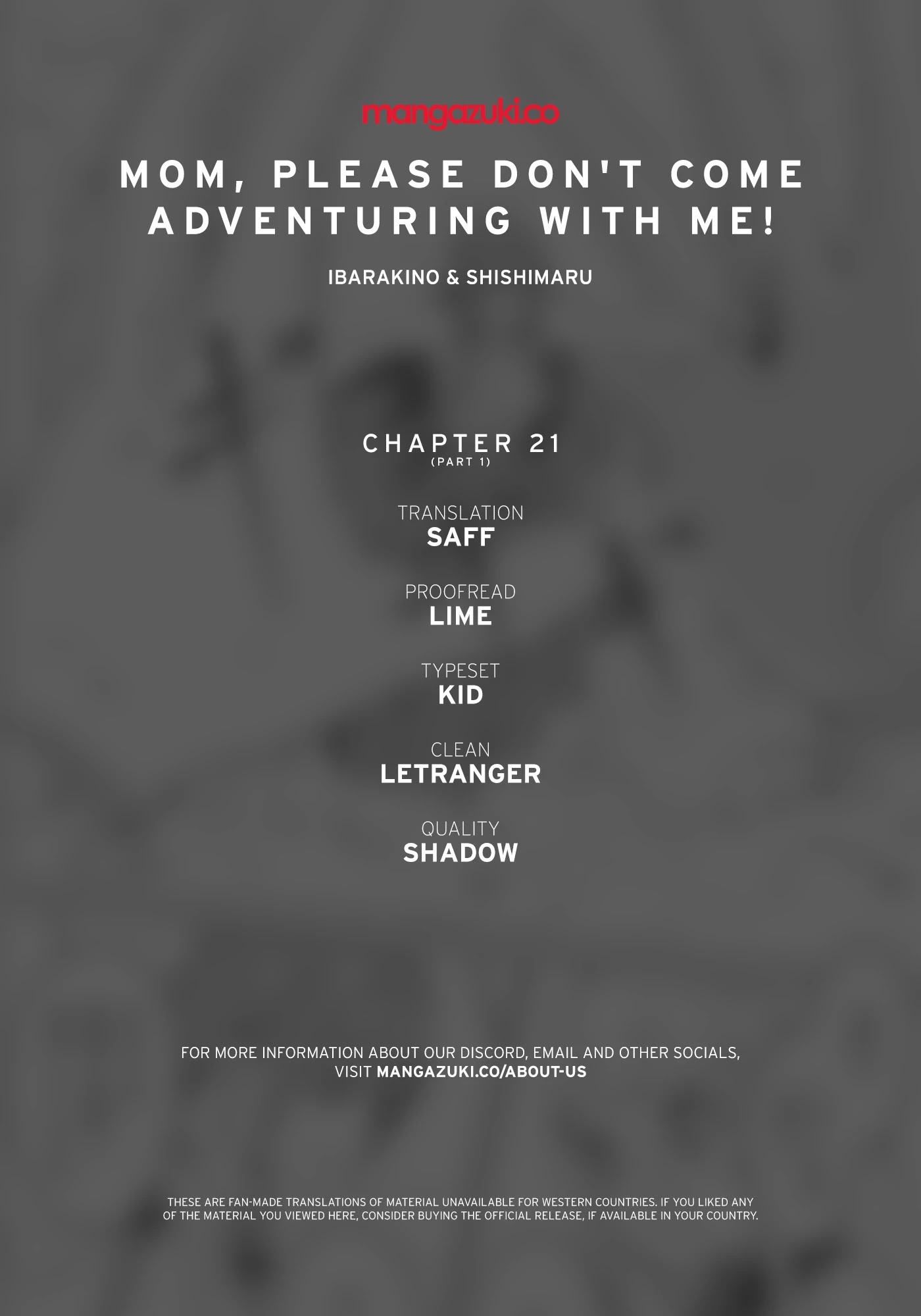 Mom, Please Don't Come Adventuring with Me! ~The Boy Who Was Raised by the Ultimate Overprotective Dragon, Becomes an Adventurer with His Mother~ Chapter 21.1 page 1 - Chapter 21.1 - 21.2: A Dragon's Way of Doing Things