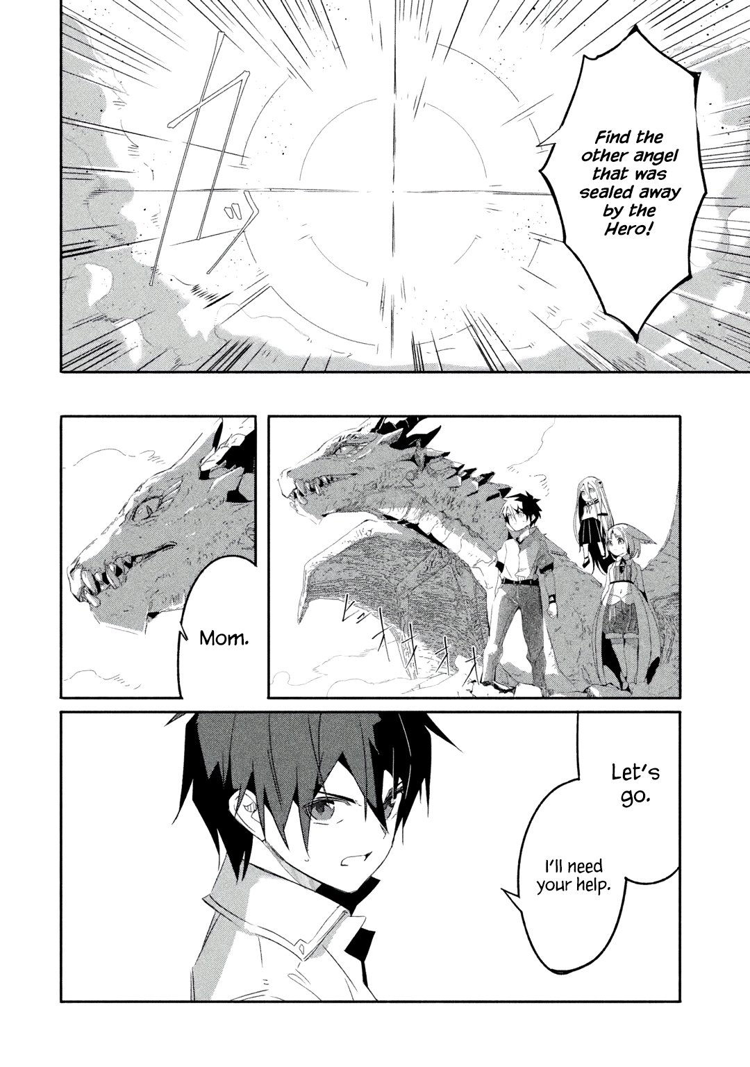 Mom, Please Don't Come Adventuring with Me! ~The Boy Who Was Raised by the Ultimate Overprotective Dragon, Becomes an Adventurer with His Mother~ Chapter 22.1 page 22 - Chapter 22.1 - 22.2: The Crimson Dragon and the SIlver Egg