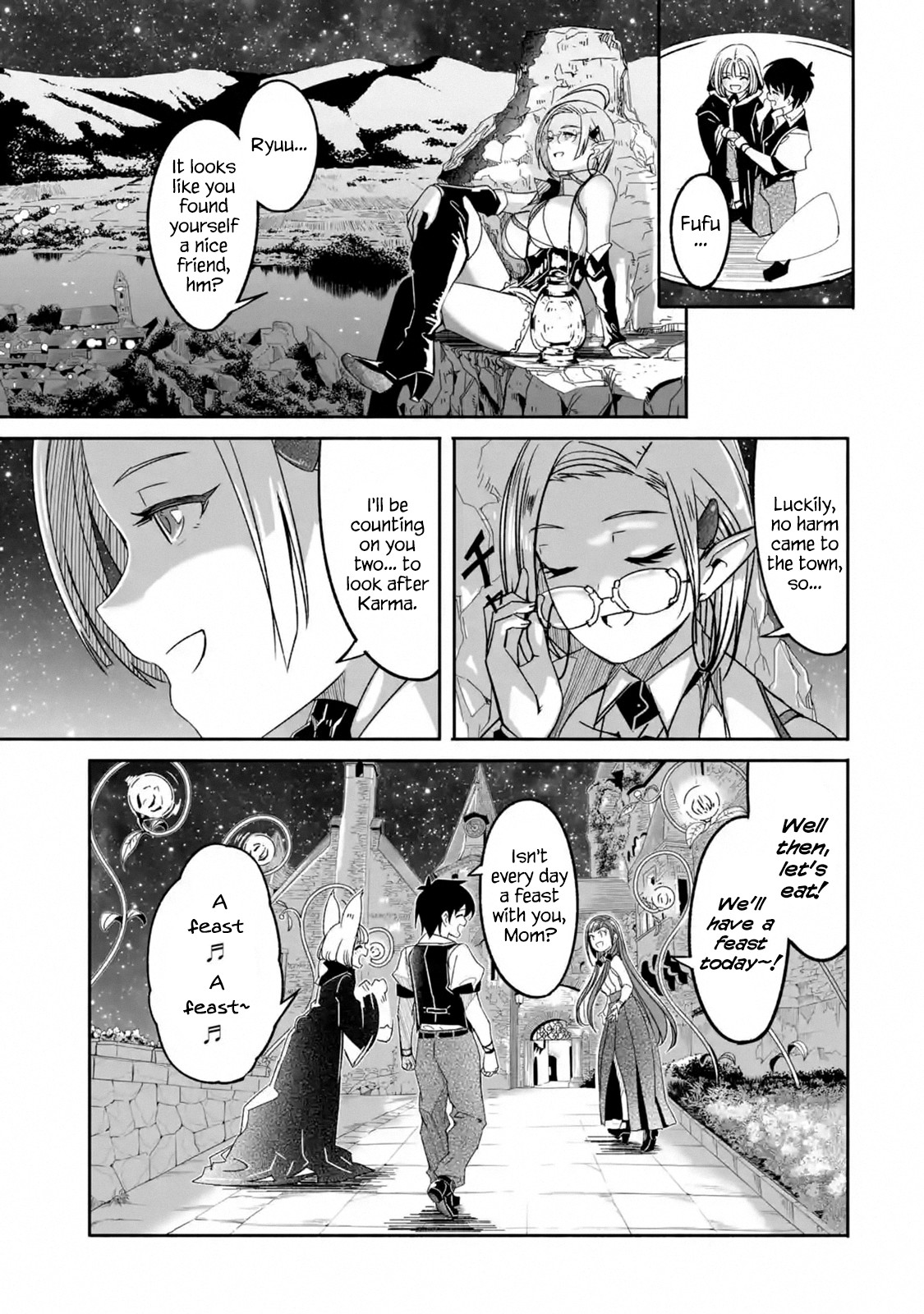 Mom, Please Don't Come Adventuring with Me! ~The Boy Who Was Raised by the Ultimate Overprotective Dragon, Becomes an Adventurer with His Mother~ Chapter 5.1 page 66 - Chapter 5.1 - 5.5: The Elf Sister