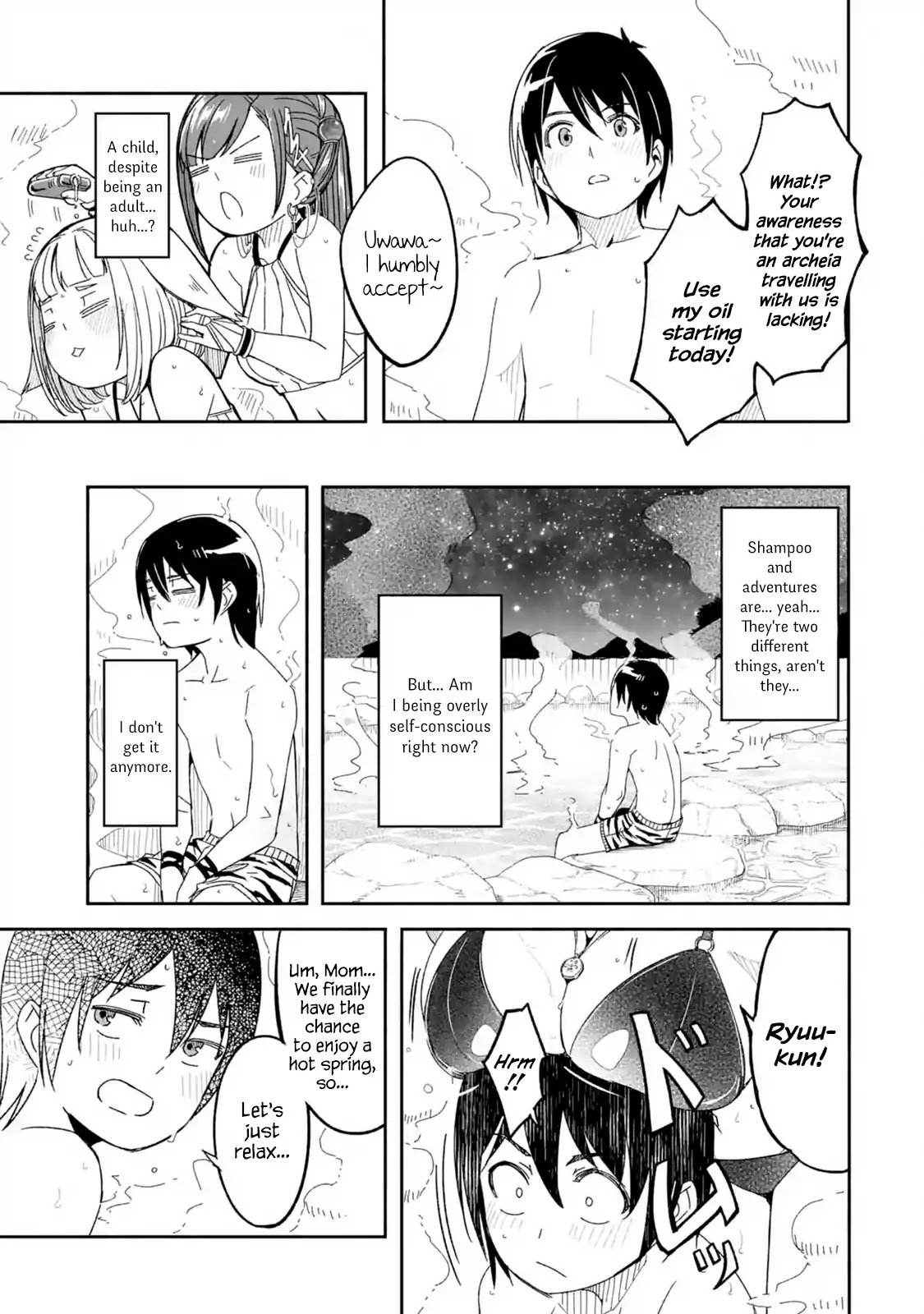 Mom, Please Don't Come Adventuring with Me! ~The Boy Who Was Raised by the Ultimate Overprotective Dragon, Becomes an Adventurer with His Mother~ Chapter 7.1 page 11 - Chapter 7.1 - 7.2: Adults and Children