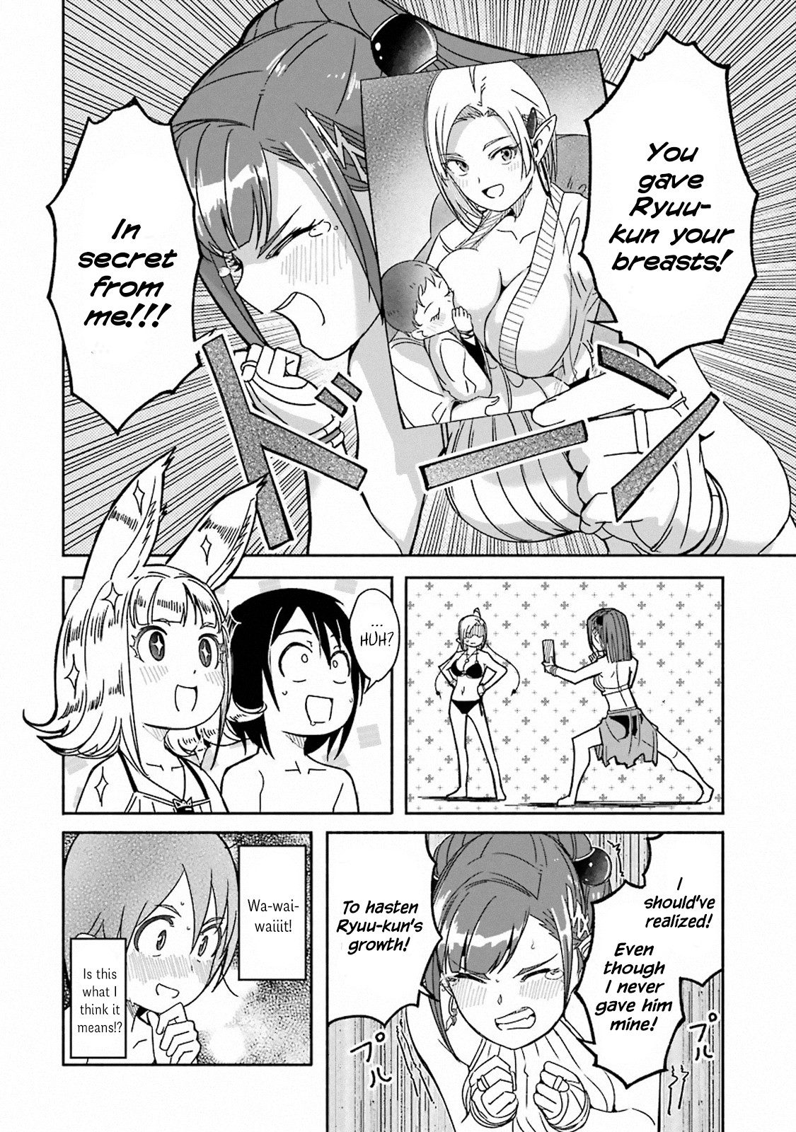 Mom, Please Don't Come Adventuring with Me! ~The Boy Who Was Raised by the Ultimate Overprotective Dragon, Becomes an Adventurer with His Mother~ Chapter 8.1 page 46 - Chapter 8.1 - 8.6: Believe, Dragon