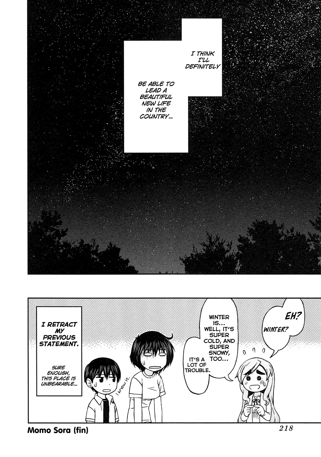 Momo Sora Chapter 11 page 19 - Chapter 11: New Life
