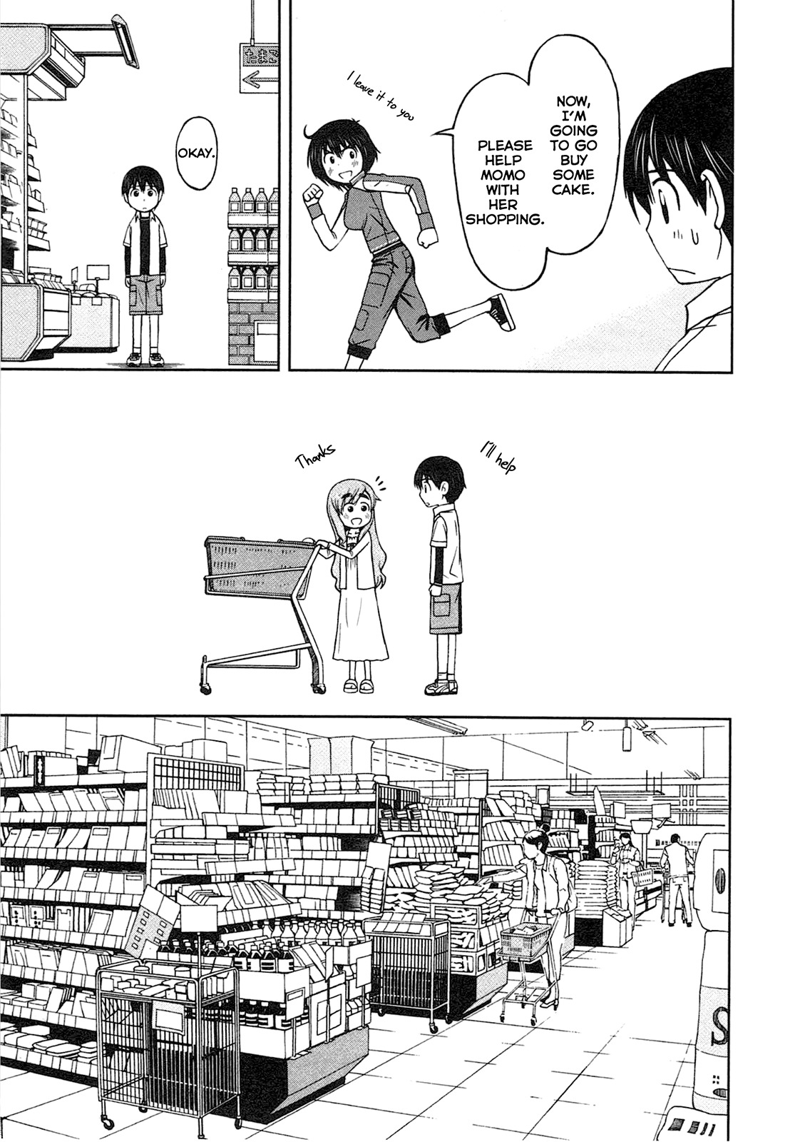 Momo Sora Chapter 4 page 12 - Chapter 4: Supermarket
