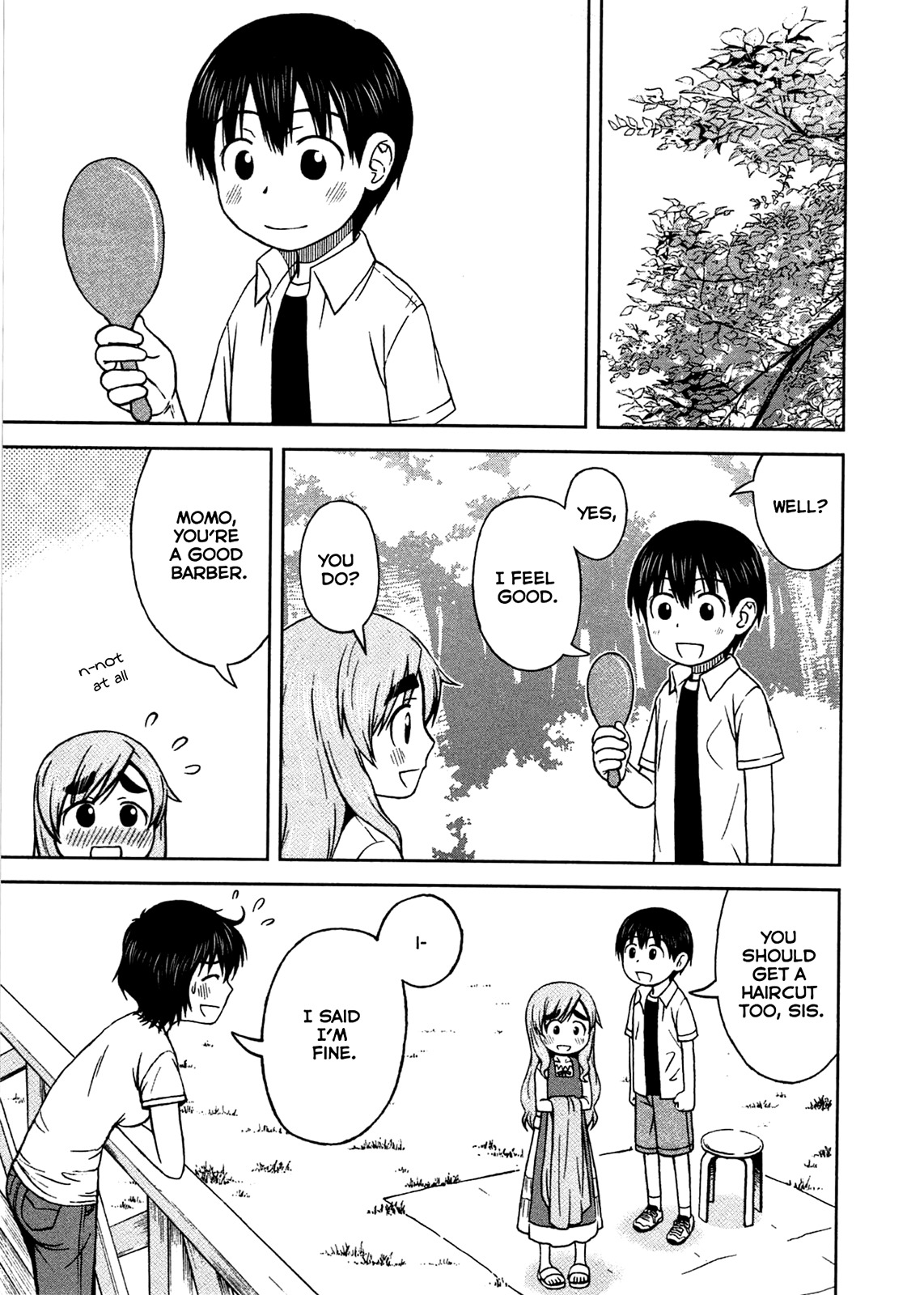 Momo Sora Chapter 6 page 10 - Chapter 6: Blue Sky Barbershop