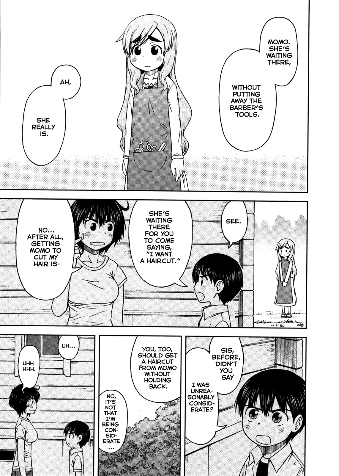 Momo Sora Chapter 6 page 12 - Chapter 6: Blue Sky Barbershop