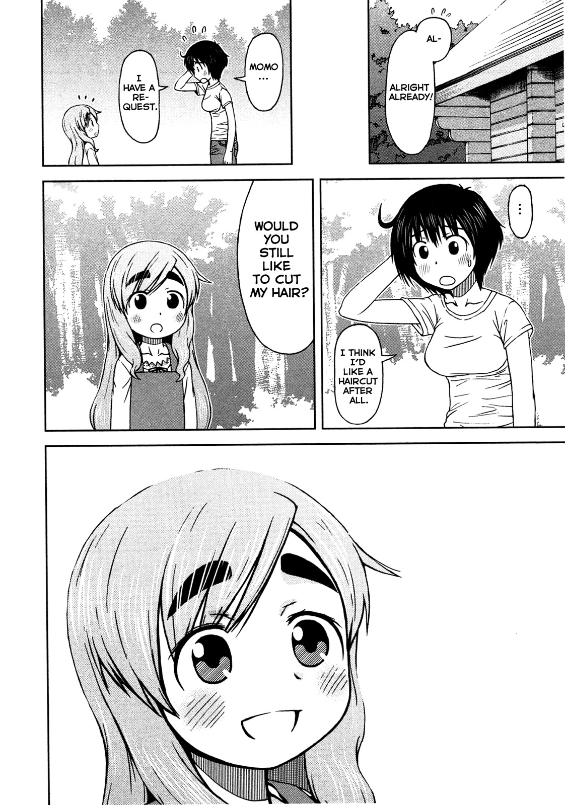 Momo Sora Chapter 6 page 13 - Chapter 6: Blue Sky Barbershop