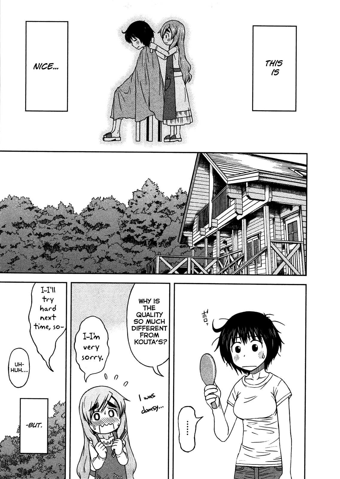 Momo Sora Chapter 6 page 18 - Chapter 6: Blue Sky Barbershop