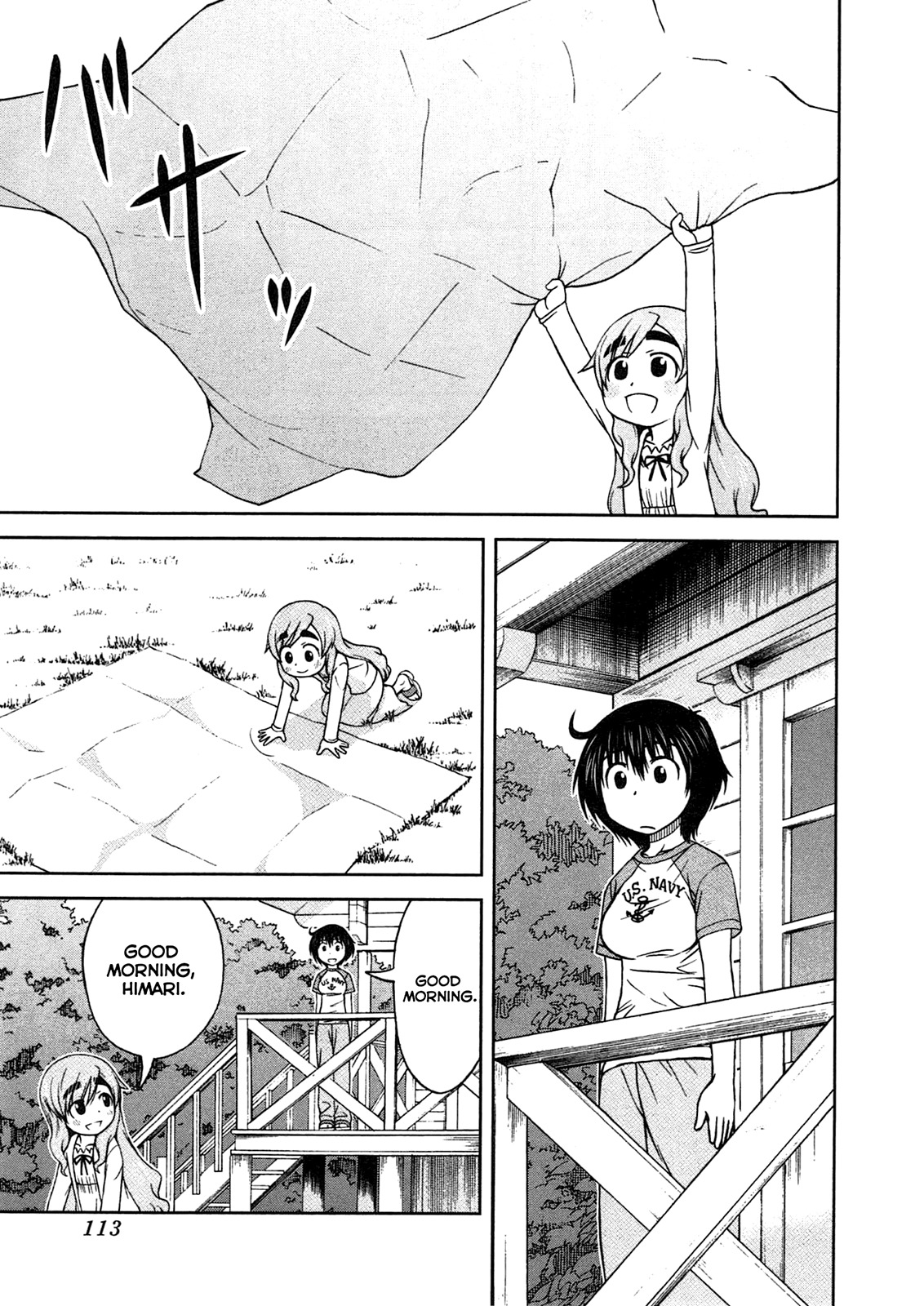 Momo Sora Chapter 6 page 4 - Chapter 6: Blue Sky Barbershop