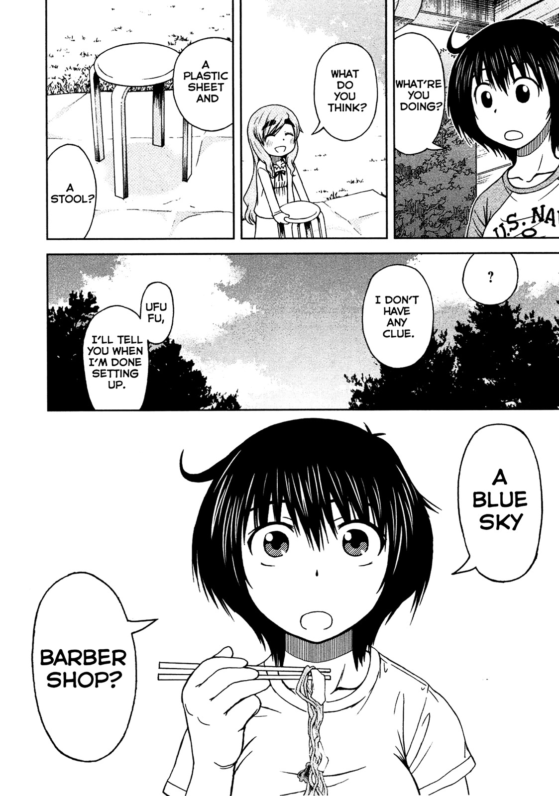 Momo Sora Chapter 6 page 5 - Chapter 6: Blue Sky Barbershop