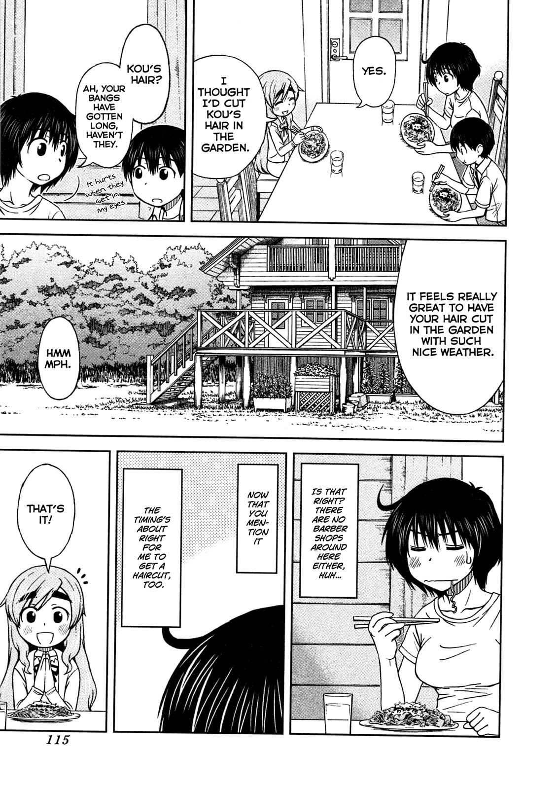 Momo Sora Chapter 6 page 6 - Chapter 6: Blue Sky Barbershop